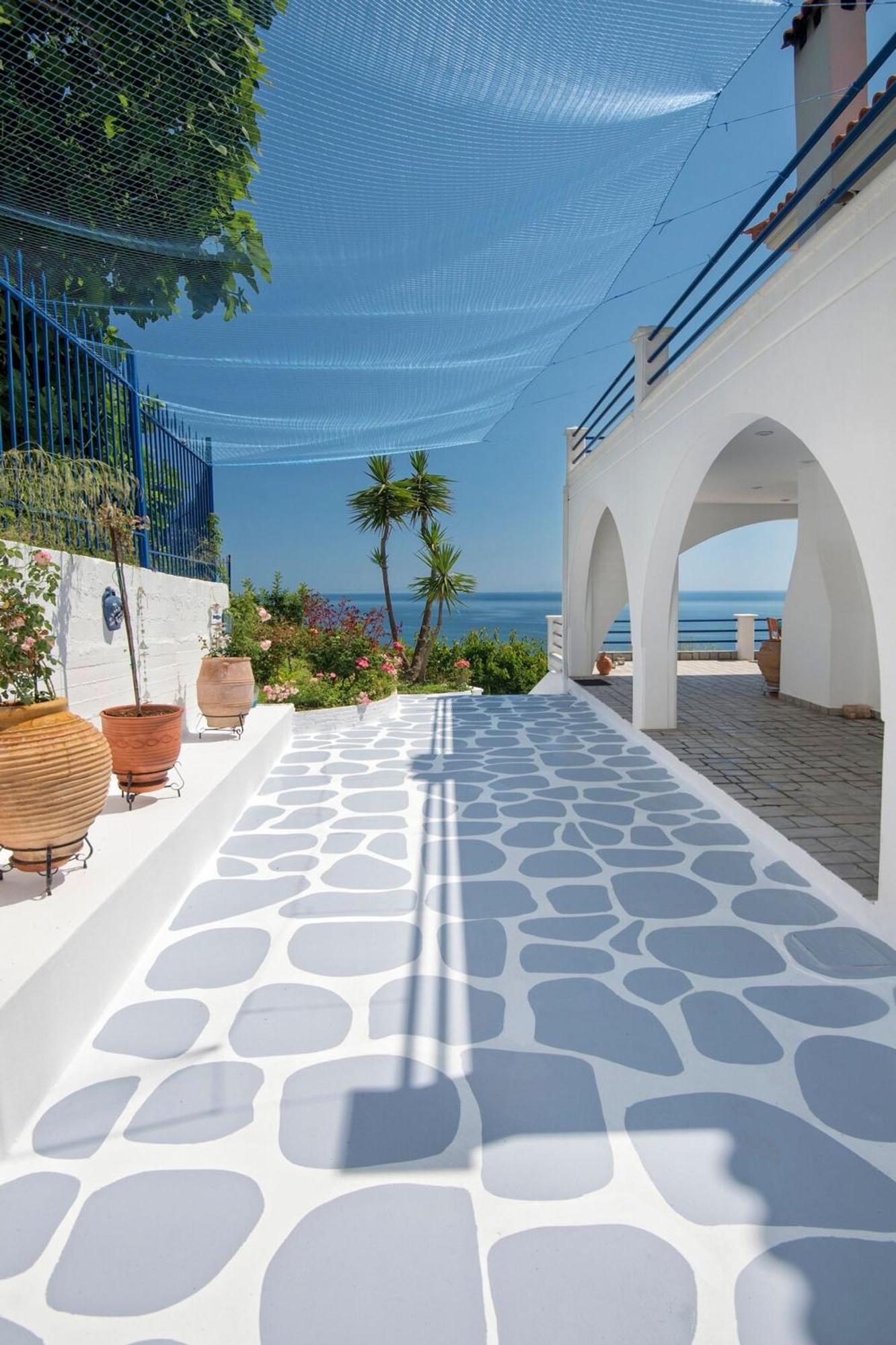 Blue Dream Seaside Villa With Superb Sea Views Kími Exterior foto